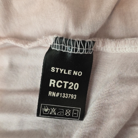 NWOT POL Large Blush/Dusty Rose Lace Detail Top/Vest - Picture 7 of 8